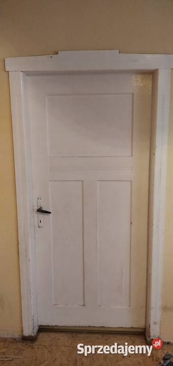 Drzwi wewnętrzne drewniane poniemieckie Dom i Ogród Stare Kurowo