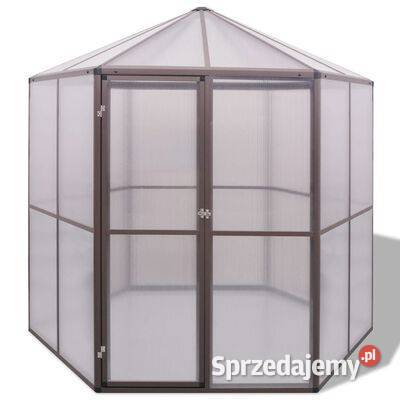 vidaXL Szklarnia aluminium 240 x 211 x 232 mazowieckie Warszawa