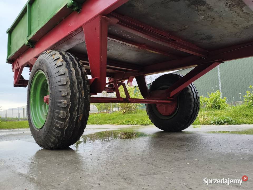 Przyczepa jednoosiowa sztywna Grodzisko Nowe sprzedam