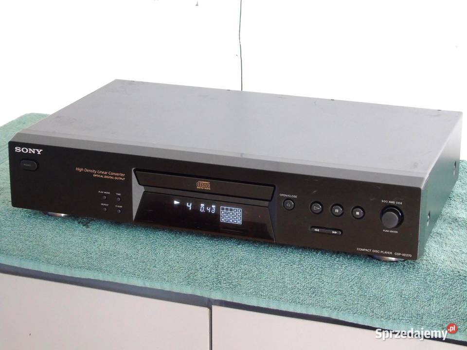 Odtwarzacz płyt Sony CDPXE270 sprawny WYSYŁKA Odtwarzacze CD i MD