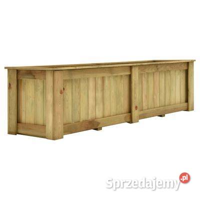 vidaXL Podniesiona donica 196x50x50 impregnowane Warszawa sprzedam