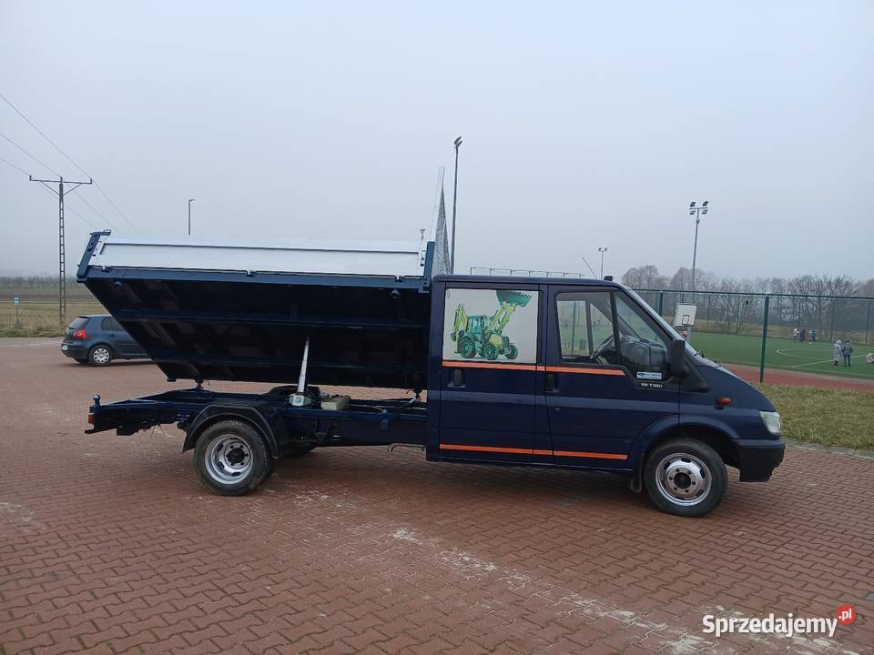 Ford transit 24 doka wywrotka kiper brygadówka nieuszkodzony świętokrzyskie Trzeszków