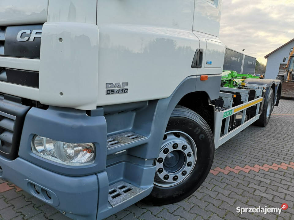 DAF CF 85410 ATE Hakowiec 6x2 Skibicki 250 z serwisowany w ASO