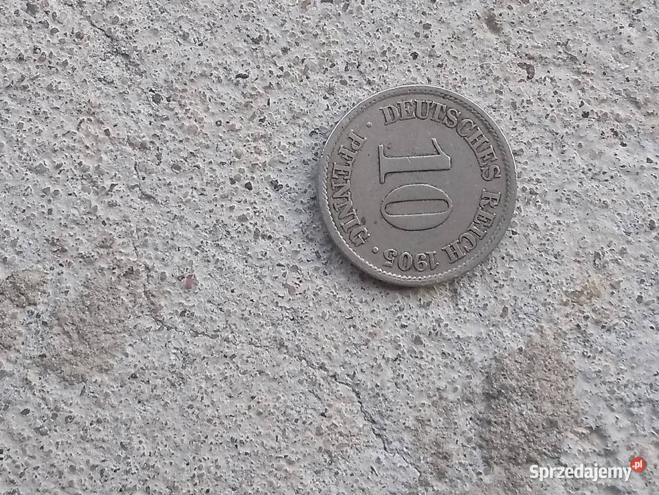 Moneta 10 Fenigów Cesarstwo Niemieckie