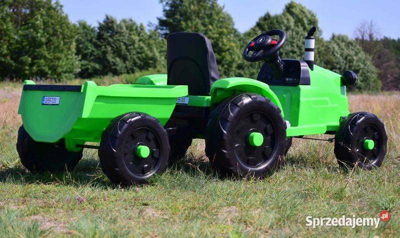 BAWIBUS auto na akumulator TRAKTOR Z PRZYCZEPĄ