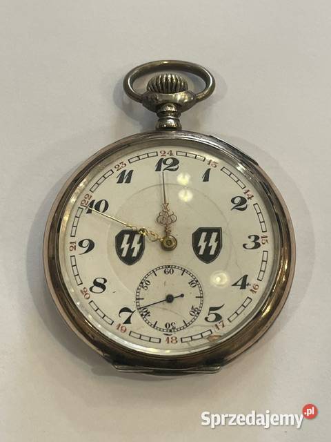 Srebrny zegarek kieszonkowy SS Das Reich II Unisex Kraków