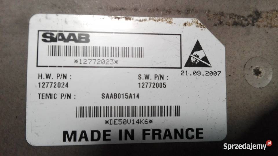 SAAB 93 II PANEL PRZEŁĄCZNIK SZYBY 12772023 Kiełczyna