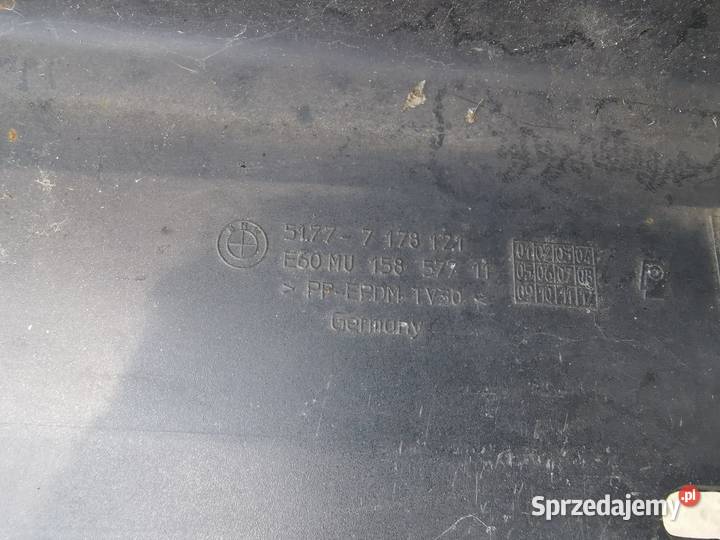 listwa progowa bmw E60 e61 prawa lewa 51777 178 Rok produkcji 2006