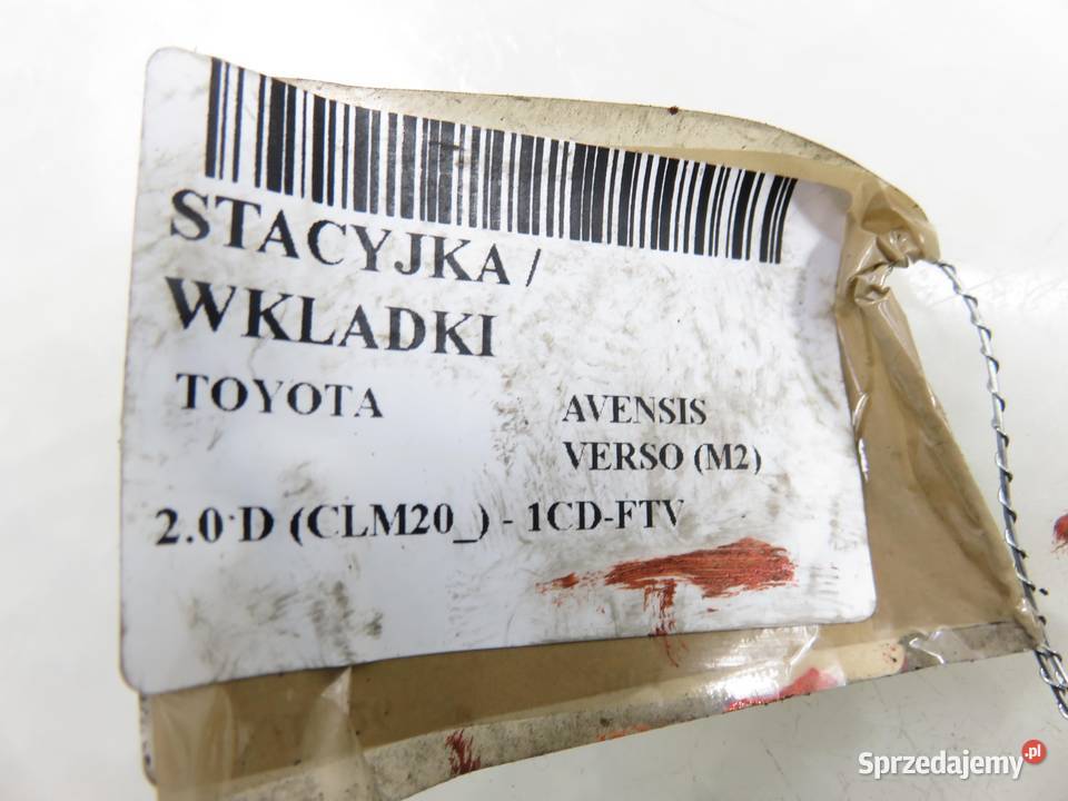 STACYJKA WKŁADKI TOYOTA AVENSIS VERSO M2