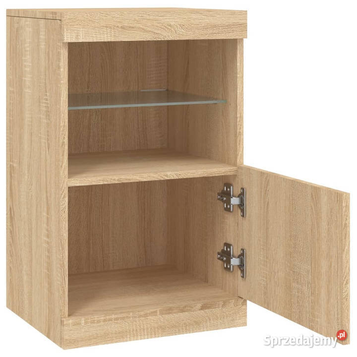 Szafka z oświetleniem LED dąb sonoma 41x37x67 mazowieckie Warszawa
