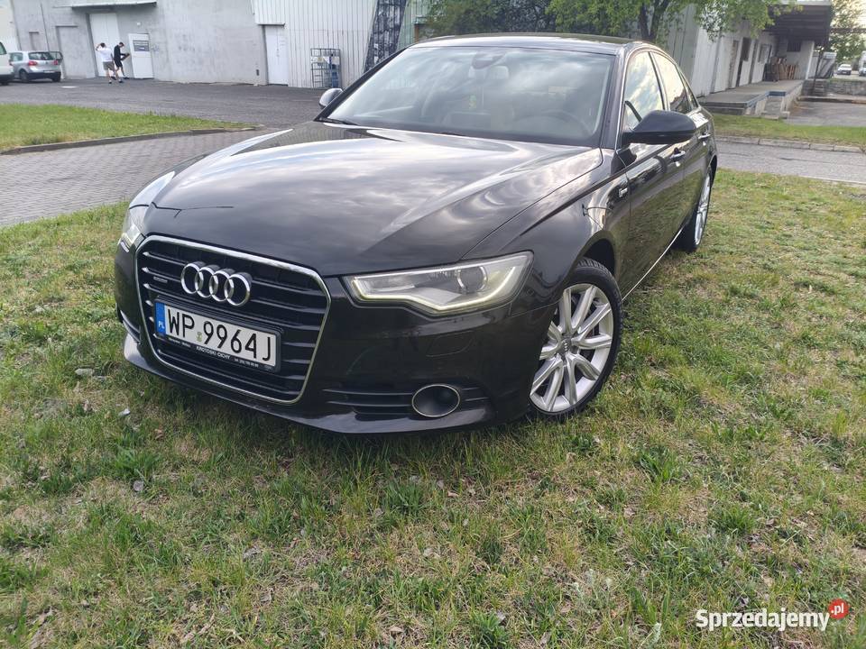 Audi A6 C7 30TFSI Quatrro sedan salon czarny Biała Podlaska sprzedam