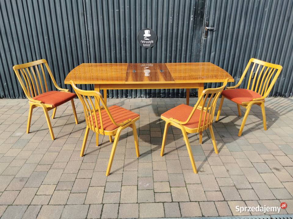 Stół JITONA krzesła TON proj L Volk Pogórze