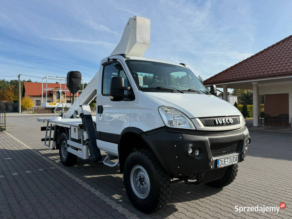 Iveco Daily 55S17W 4x4 Zwyżka 20m GSR E200TE4 Widełki