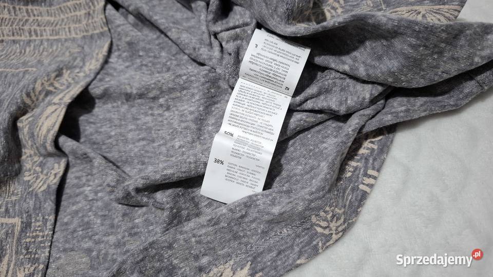 Koszulka krótki rękaw Tshirt Reserved XXL szara śląskie Czeladź