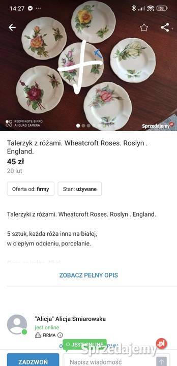 Piękne rzadkie zabytkowe róże Royal Standard Pabianice