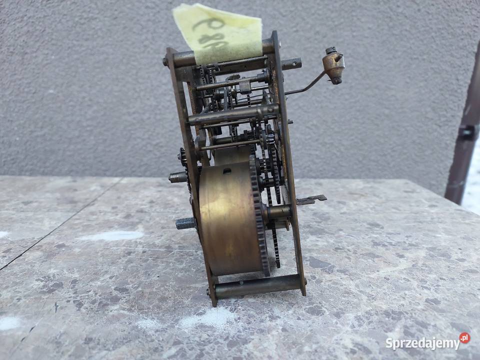 686 Mechanizm starego zegara ściennego Junghans Tczew