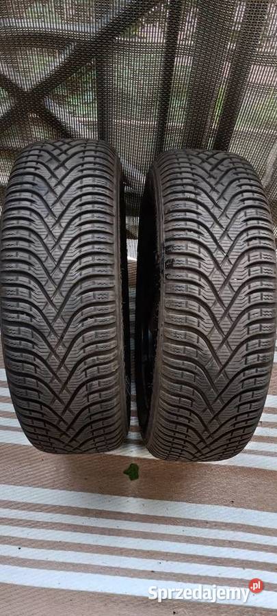Felgi 4x100 r15 z dwiema oponami zimowymi kleber