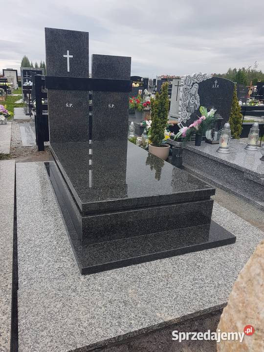 Nagrobek impala 2 słupki z posadzką 1848 Pozostałe