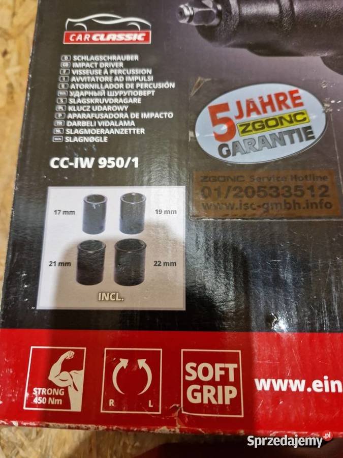 ELEKTRYCZNY KLUCZ EINHELL UDAROWY CCIW 9501 950W Głogowa