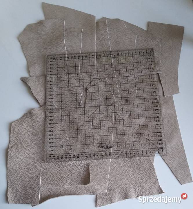 Skóra 369 g Licowa Włoska średnie i małe kawałki Gdańsk sprzedam