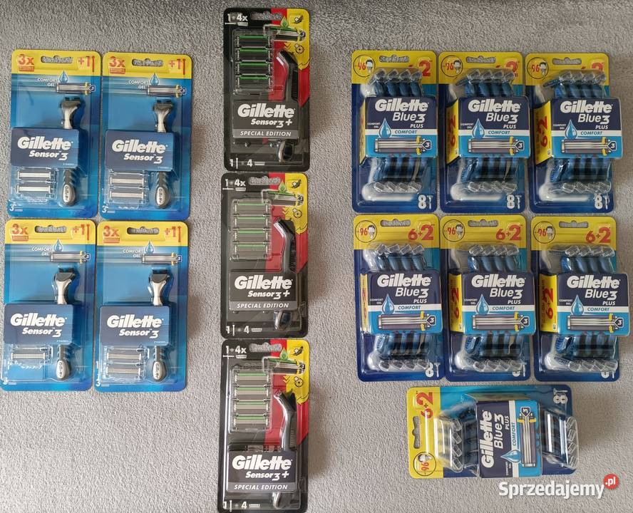 Okazja Gillette zestaw 15 komp pół ceny Poznań