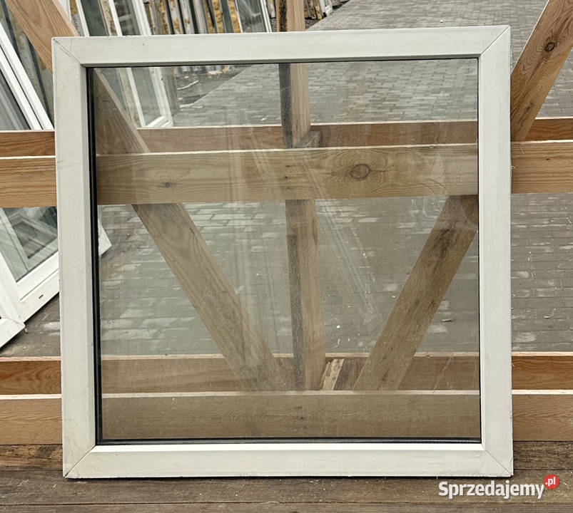 OKNA KacprzaK Witryna 85X86 FIX Używany PCV Siedlce