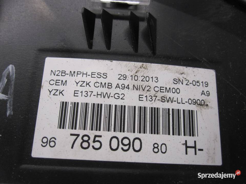PEUGEOT 2008 I 13r licznik zegary 9678509080 Kielce
