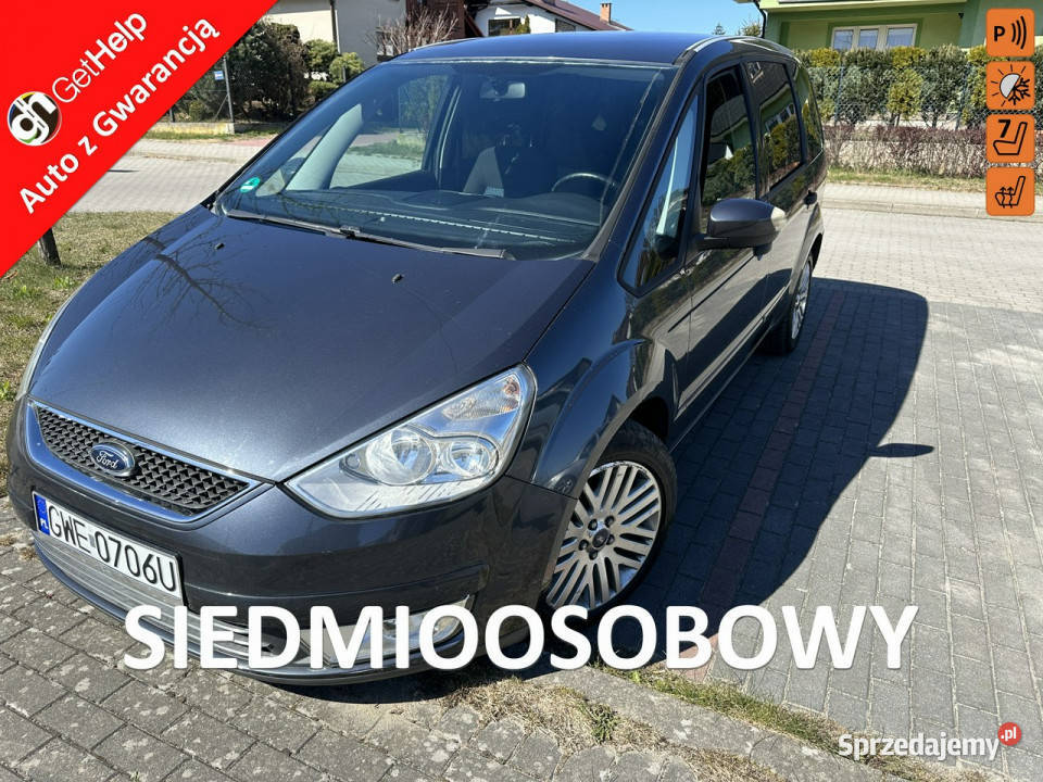 Ford Galaxy Niski przebieg klimatyzacja hak7 VAT marża Wejherowo