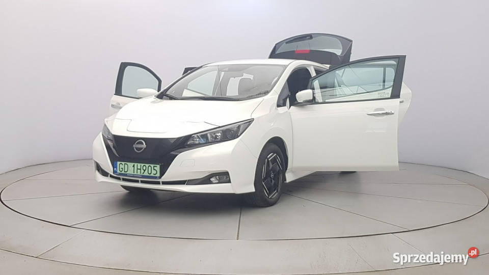 Nissan Leaf 40kWh Acenta Z polskiego salonu wielofunkcyjna kierownica Motoryzacja Warszawa