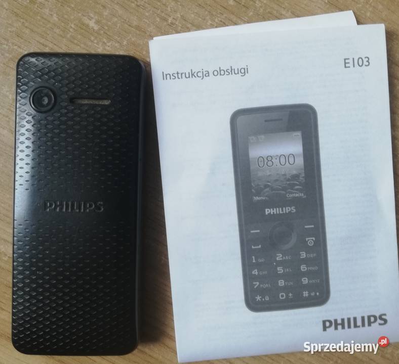 Instrukcja obsługi telefonu Philips mazowieckie Warszawa sprzedam