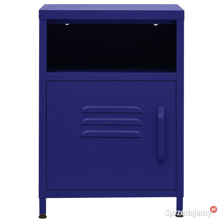 Szafka nocna granatowa 35x35x51 stalowa WM336217 Warszawa sprzedam