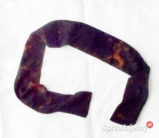 rudo czarna opaska na włsoy rudo czarna apszka z Kraków