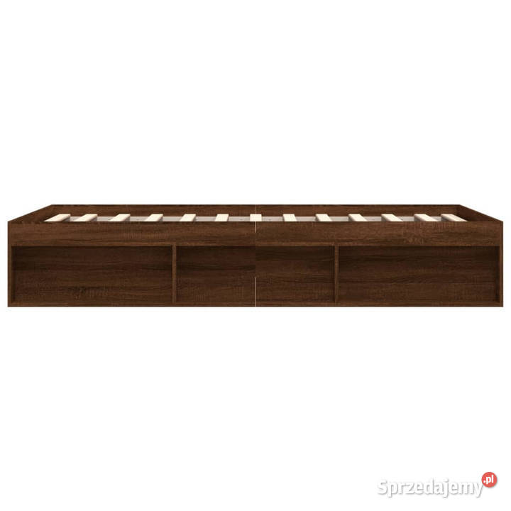 Rama łóżka brązowy dąb 140x190 WM3203907 35cm Warszawa sprzedam