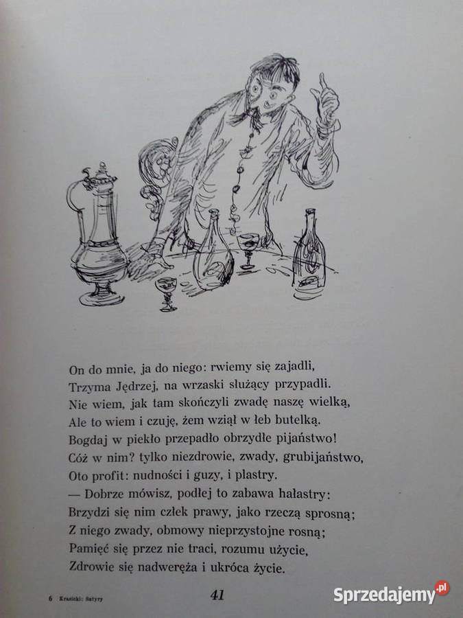 IGNACY KRASICKI SATYRY Ksiazka i Wiedza 1952 twarda