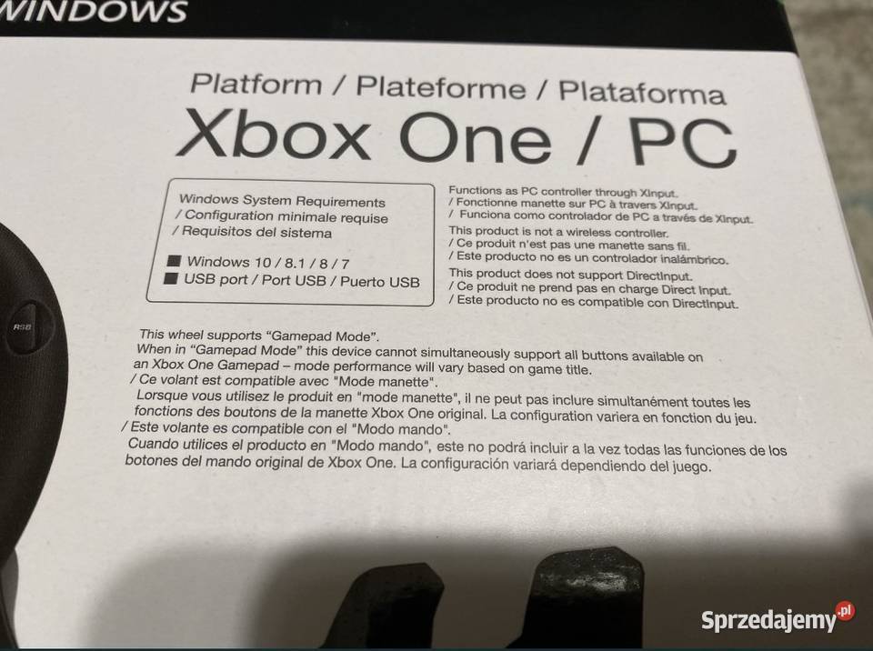 Kierownica Xbox one Łańcut sprzedam