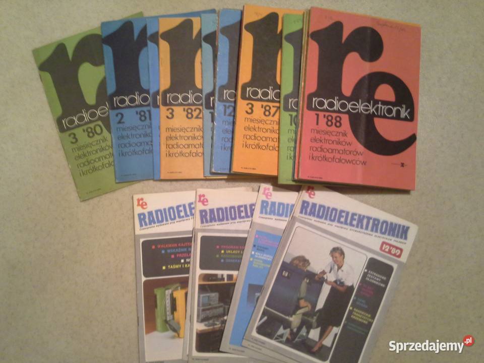 Radioelektronik 36 numerów rocznik 19801989 Warszawa sprzedam