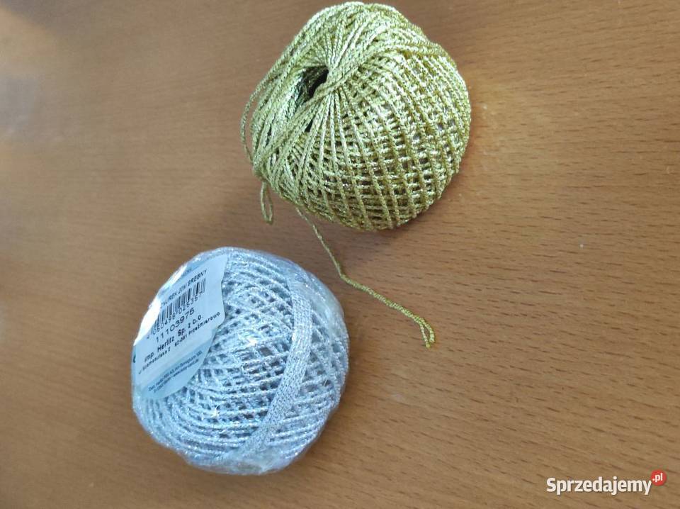 sznurek ozdobnynitka wstążka tasiemka srebrna Kielce sprzedam