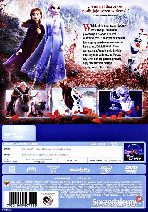 KRAINA LODU II 2 DISNEY wielkopolskie Kalisz