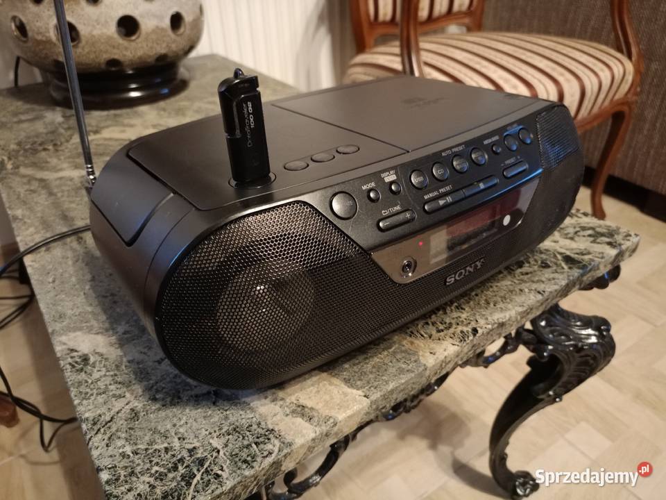 Boombox Radio SONY Mega Bass USB AUX Mp3 z