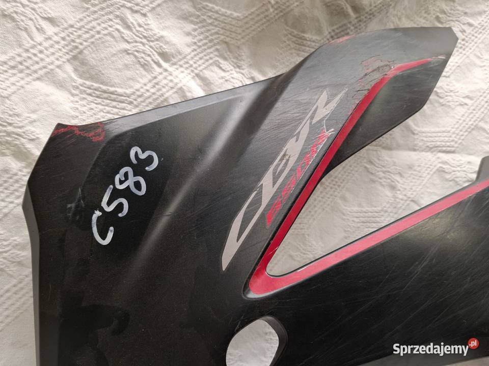 Honda CBR 650R Owiewka Lewa Obrzycko C583 Pozostałe Części i akcesoria motocyklowe