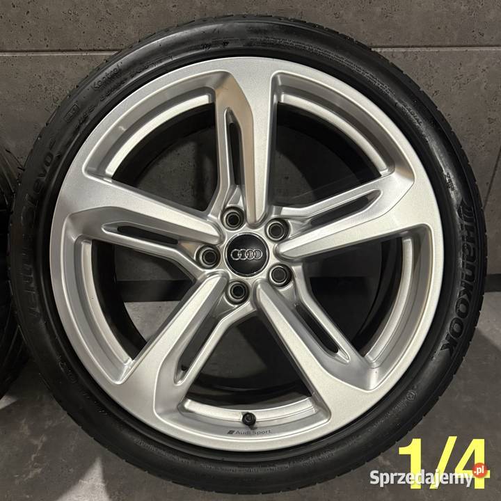 19 Audi Sport A5 A4 b8 b9 OEM felgi kola komplet Lubasz