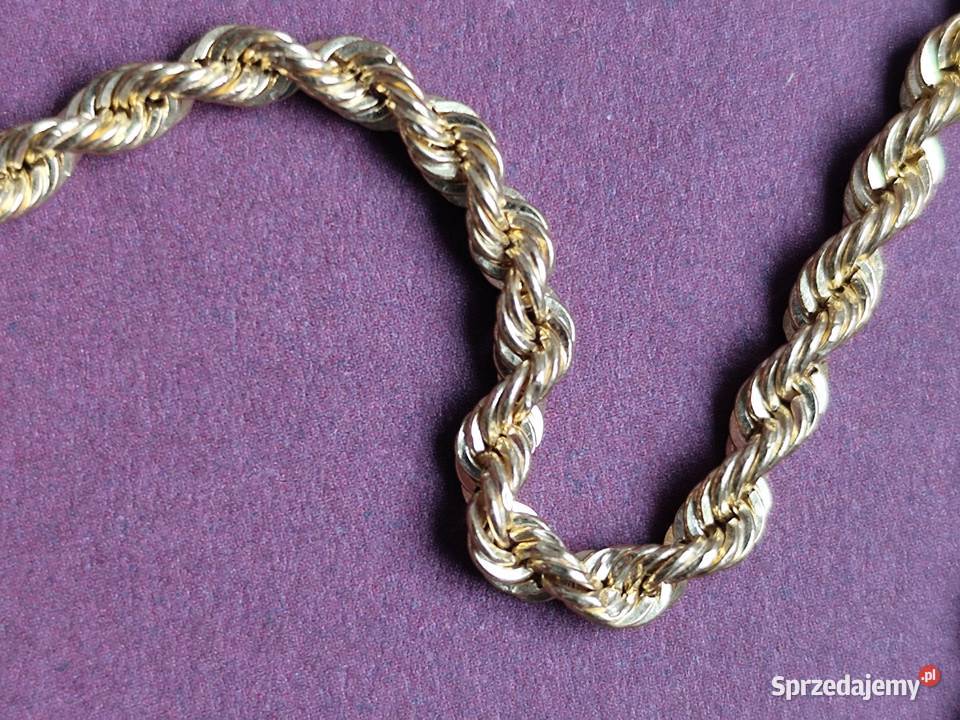 Złoty łańcuszek skrętka Skarżysko-Kamienna