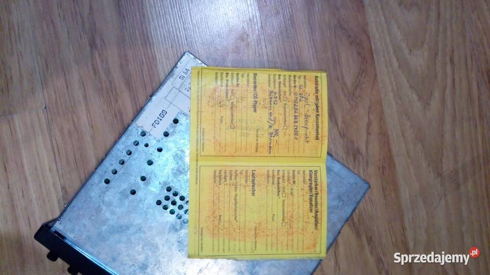 Stary radiomagnetofon samochodowy Blaupunkt SC śląskie Dobieszowice