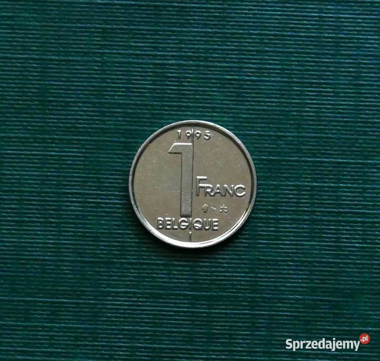 BELGIA 1 frank 1995r Napis francusku BELGIQUE Gliwice