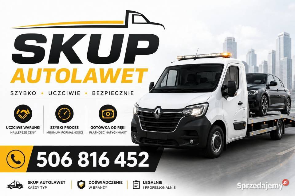 SKUP AUTOLAWET LAWETY POMOC DROGOWA ODKUP Kraków