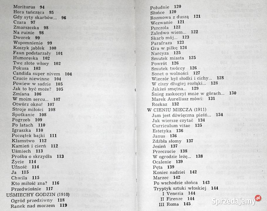 Poezje wybrane Leopold Staff sprzedam