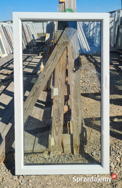 OKNA KacprzaK Witryna 78X136 FIX Używany PCV Okna ścienne sprzedam