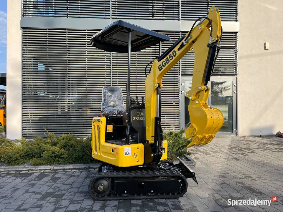 Minikoparka GG1000 Gnter Grossmann Kubota warmińsko-mazurskie Lidzbark