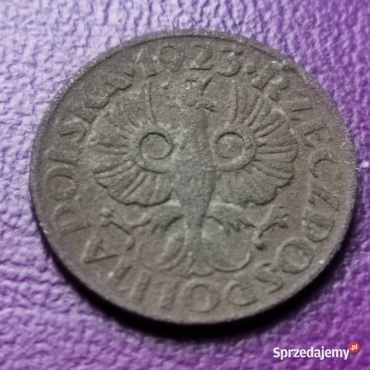 Moneta przedwojenna Sanacja II RP 2 grosze 1923 Pruszków