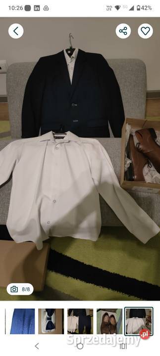 Komplet komunia i nie Garnitur spodnie koszule Orchów